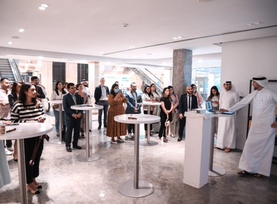 A meeting is taking place