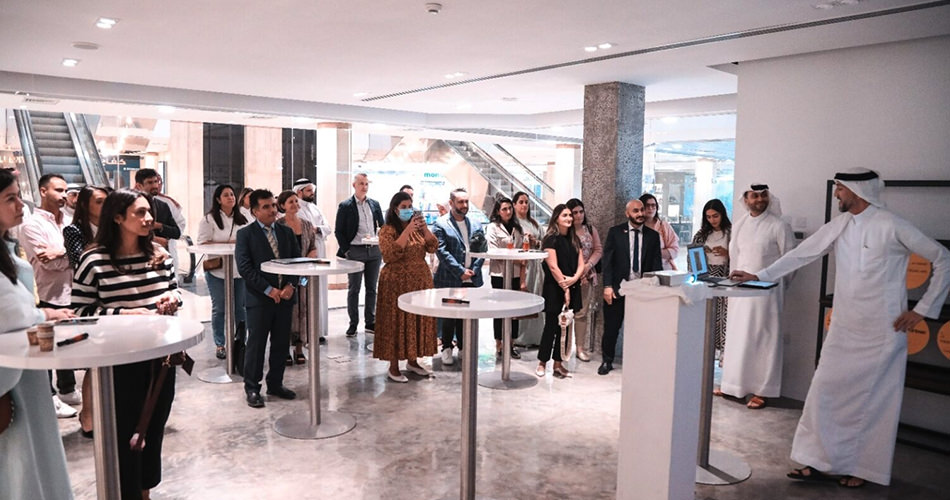 A large meeting is in place