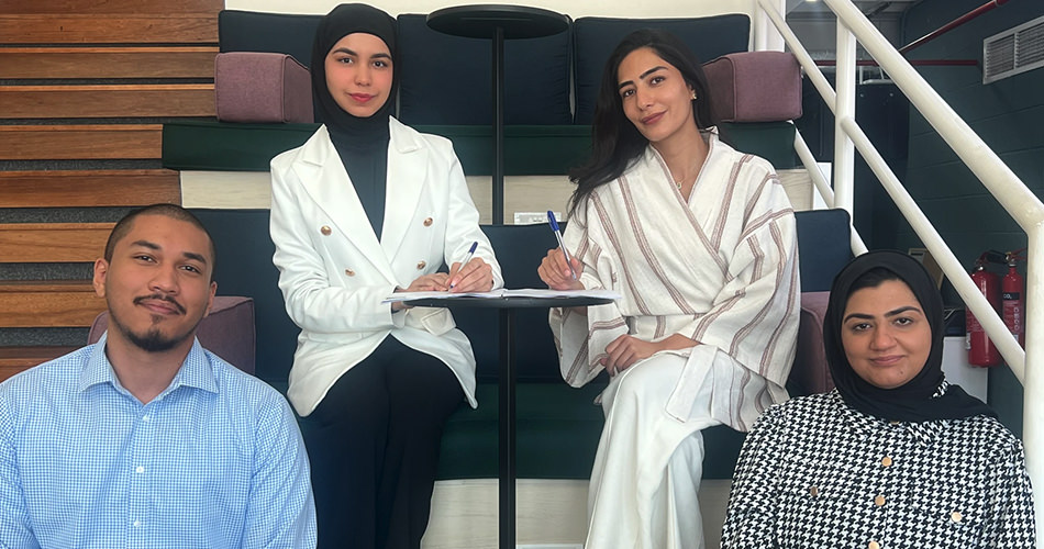 A group photo of several members at the Digital Conference & Pop-up