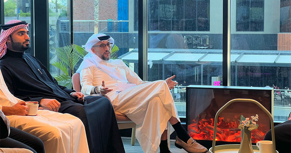 A meeting is taking place